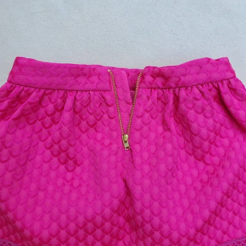 Genuine Kids from OshKosh Pink Textured A-Line Mini Skirt
